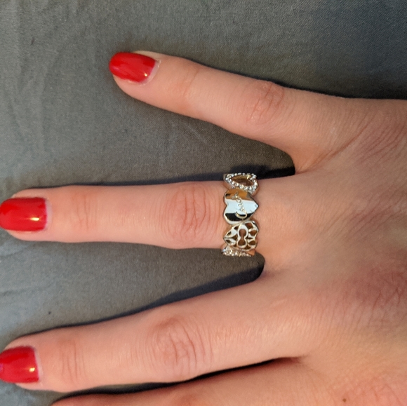Coach heart ring size 7 - Picture 3 of 7